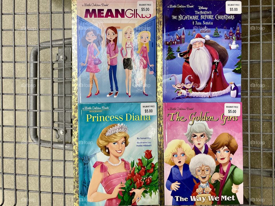 Little Golden Books at Walmart, stocking stuffers at Walmart, buying gifts at Walmart, fun gifts for Christmas 