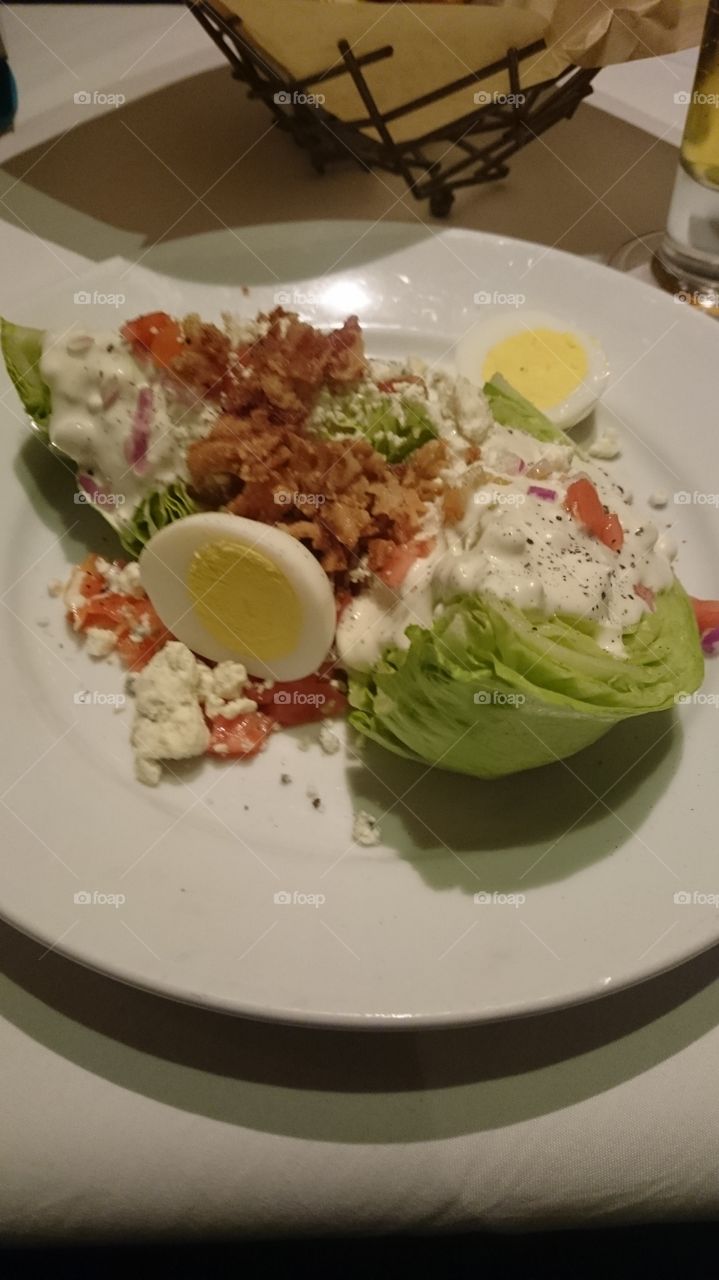 Wedge salads are not for the faint of heart.