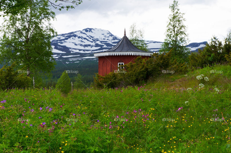 Gazebos in Åre, Sweden