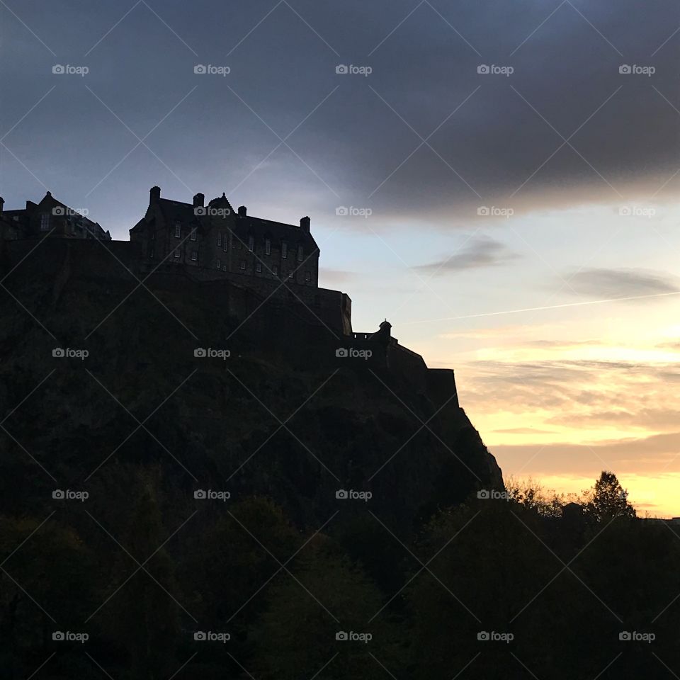 Edinburgh castle 
