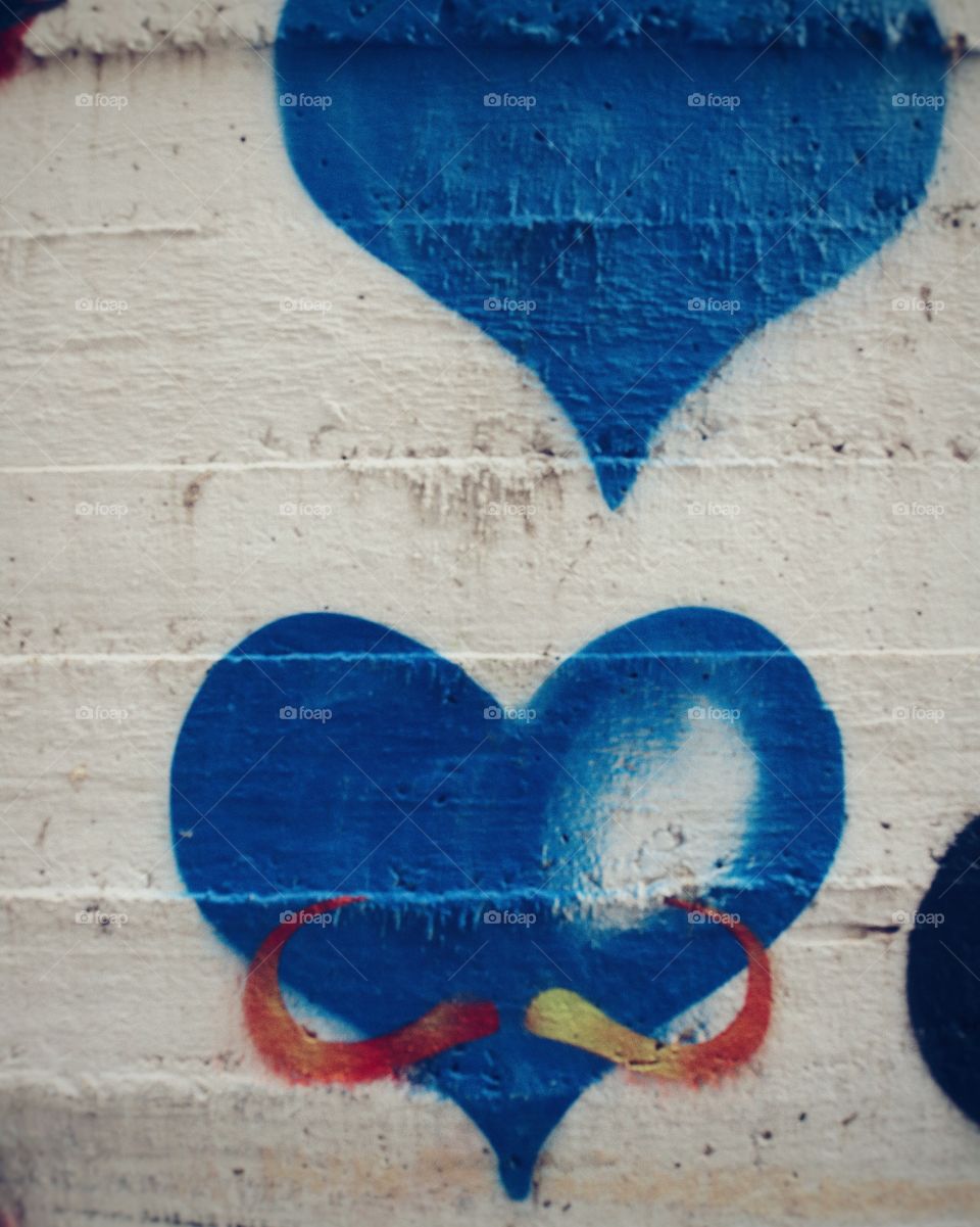 Blue hearts