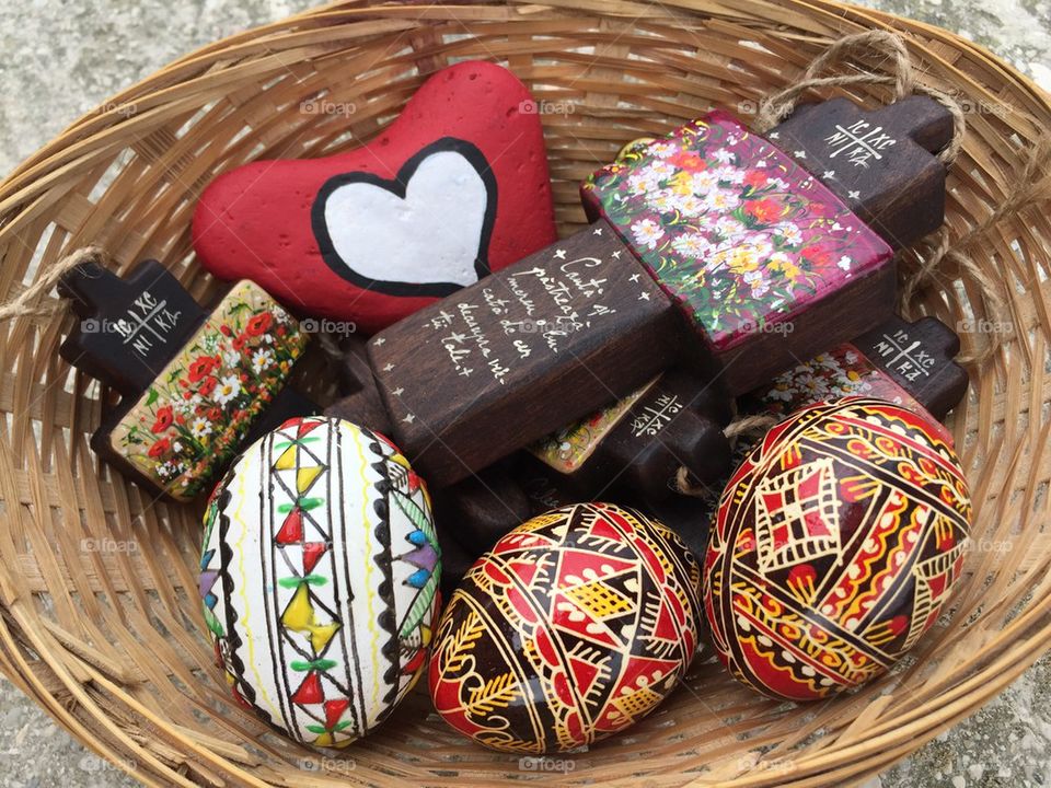 Romanian Easter composition