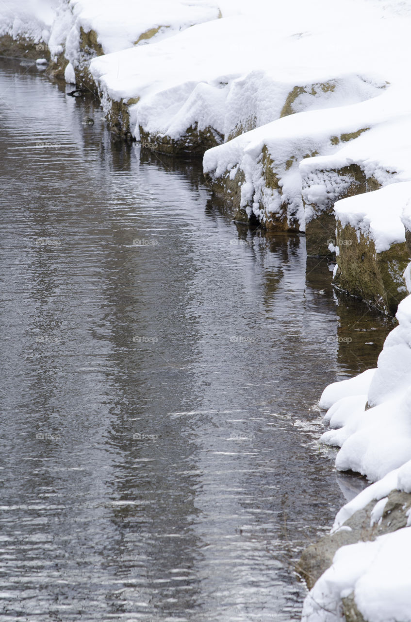 River and Snow