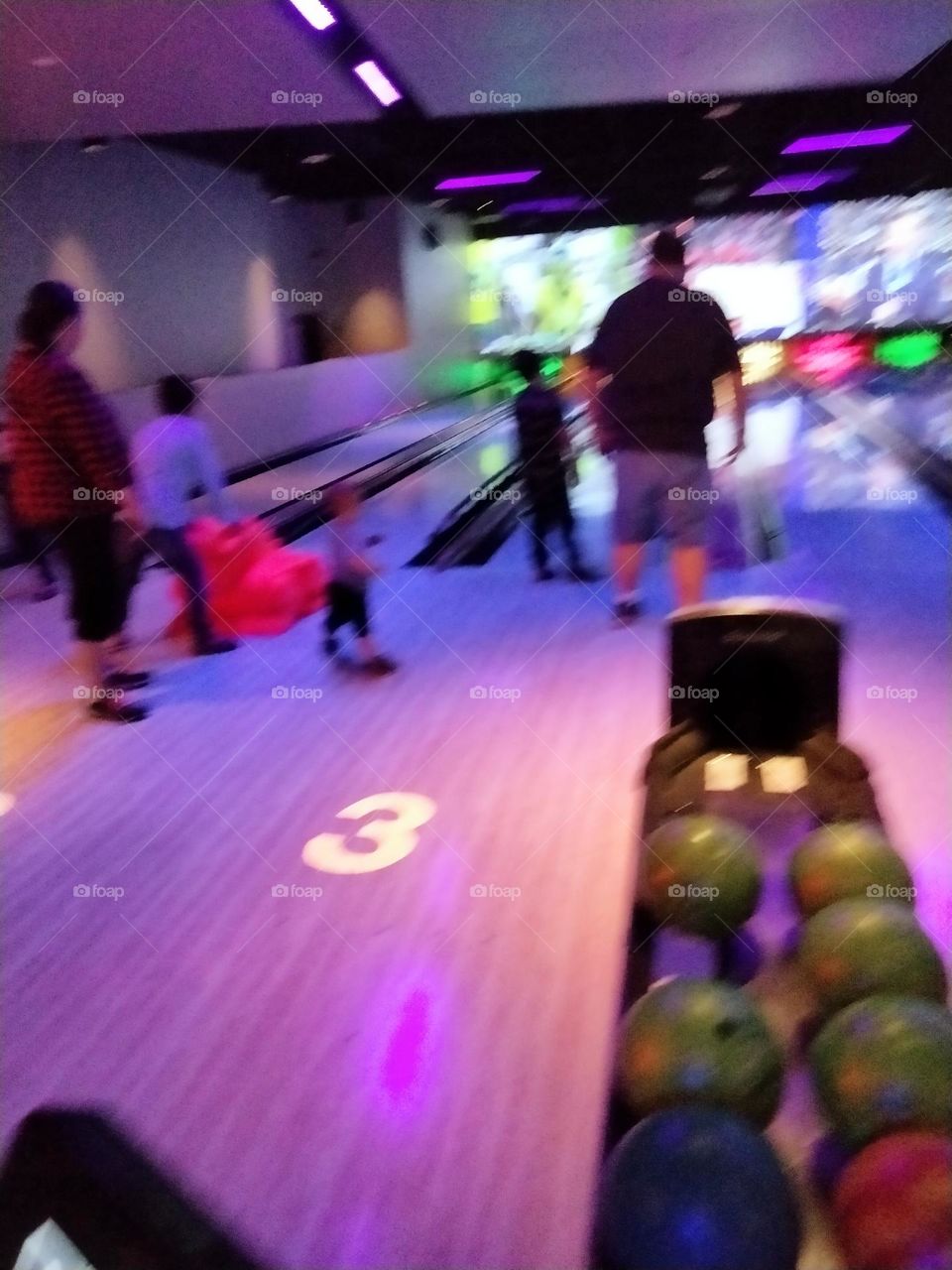 blurry bowling