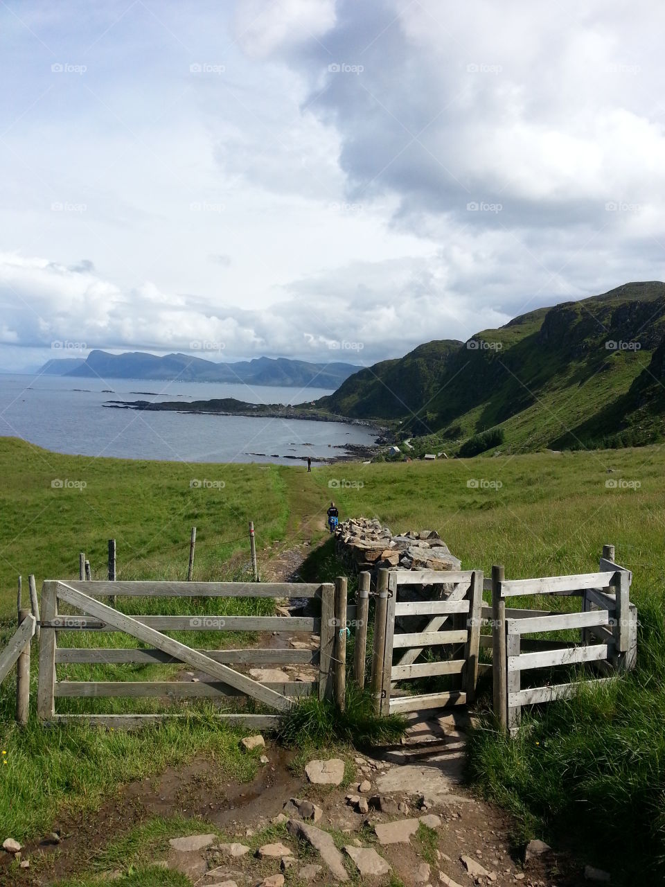 Summer vacation in Norway Runde island.