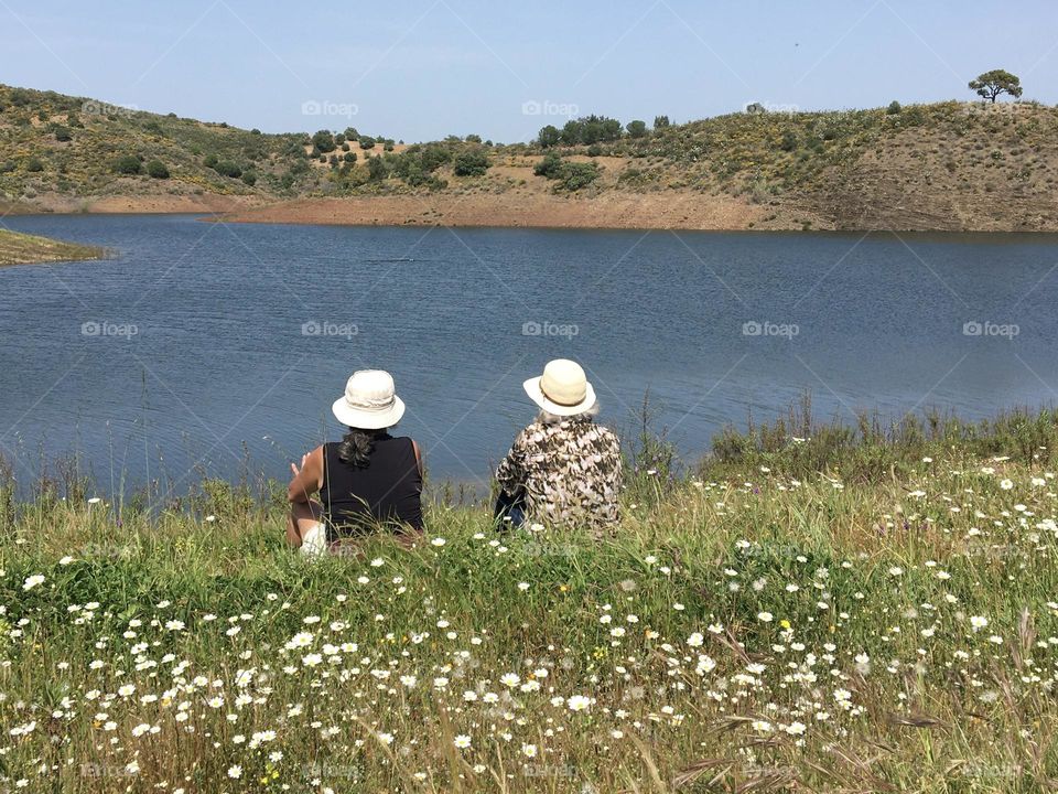 Sisters in contemplation 