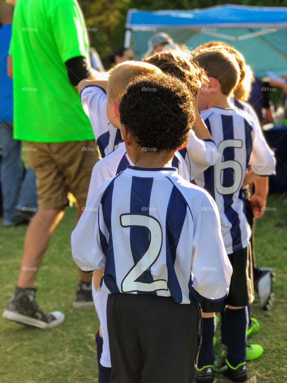 We are a team and we have fun together. Can’t wait to play soccer and win win win!