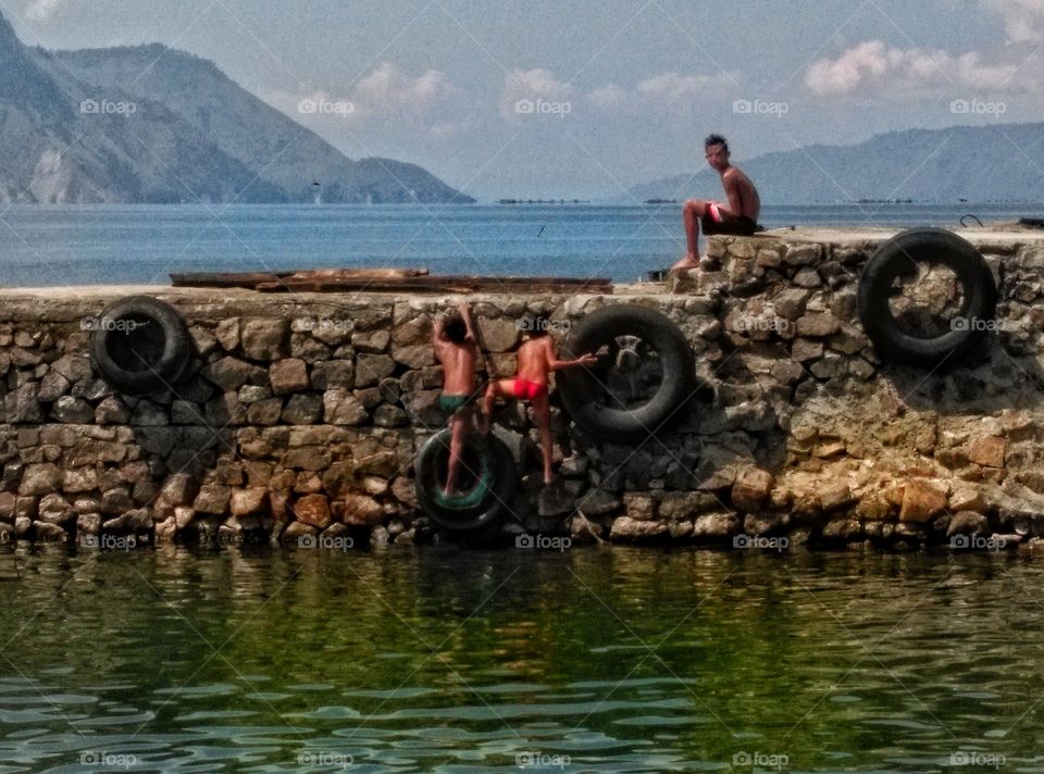 Toba play ground...a day another page in the book