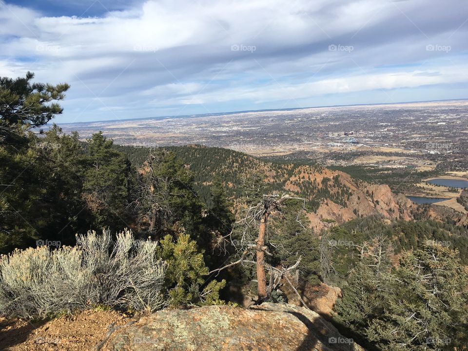 Overlooking Colorado Springs