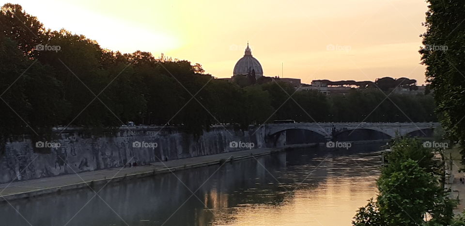 Tevere and San Pietro - Rome