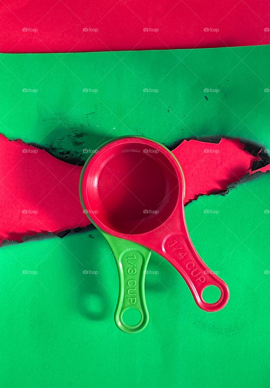 Green and red complimenting each other❤️