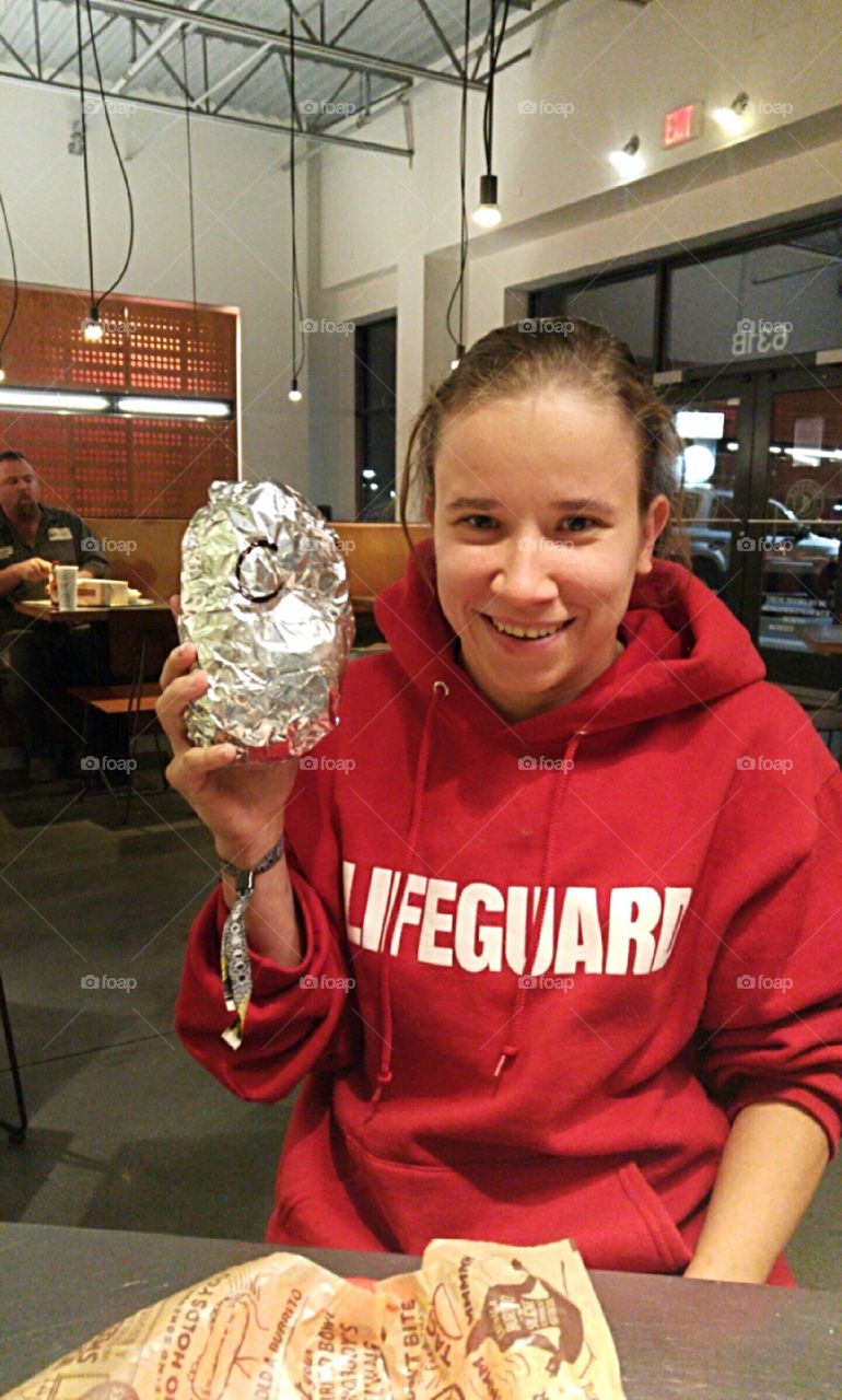 Chipotle the size of her head