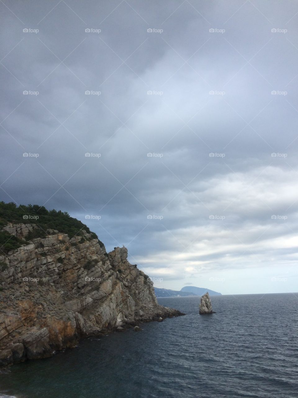 Crimea, the rock, Black see