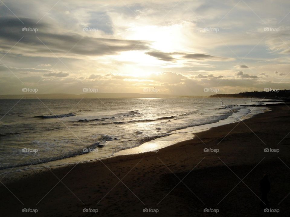 Sunset in Bournemouth 