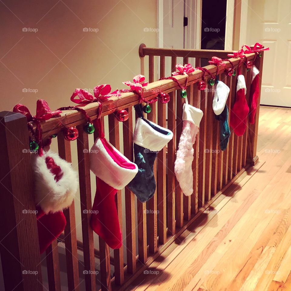 The stockings are hung.