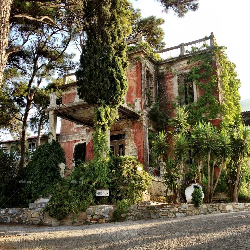 Old abandoned hotel