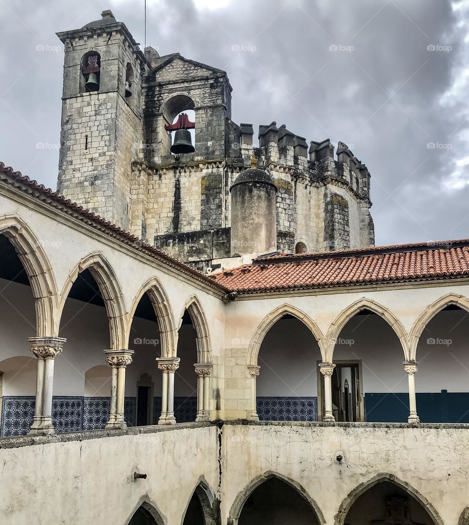 Convento de Cristo - mediaeval Templar castle in Tomar, Portugal 