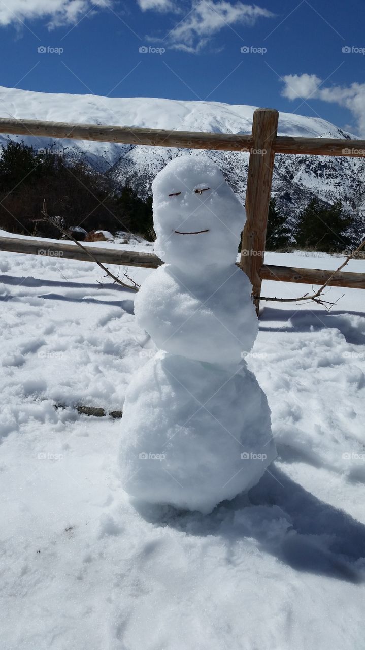 Snowman, Sierra Nevada, Spain