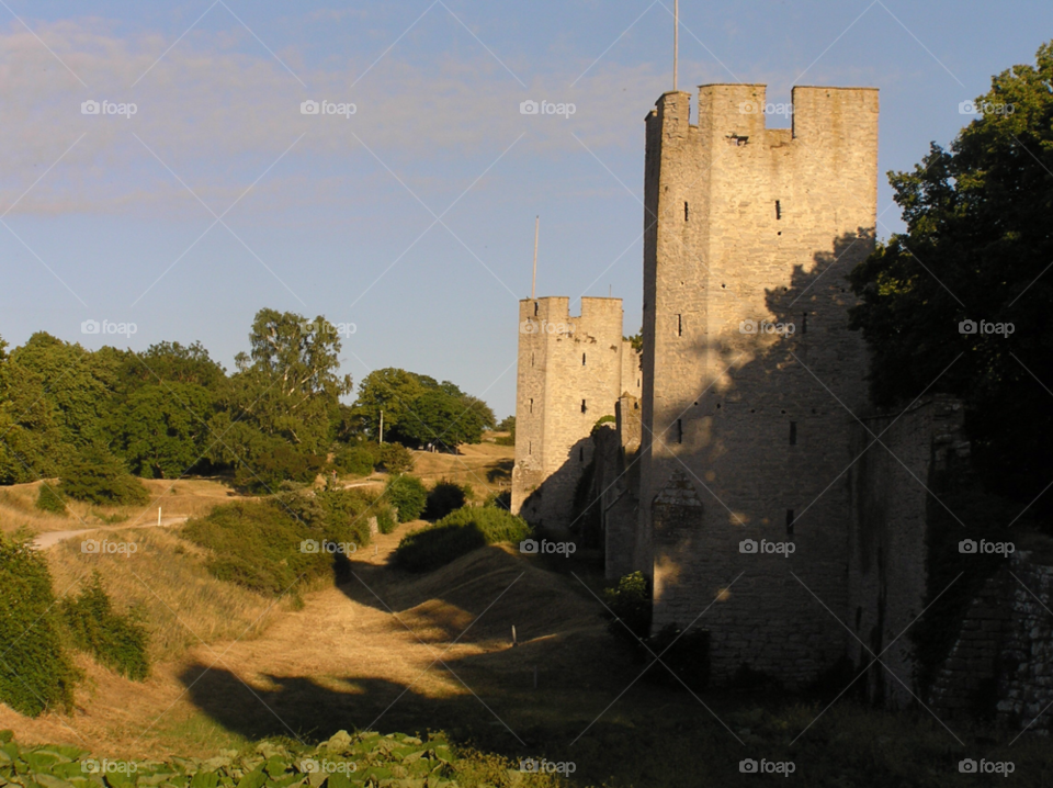 wall visby medieval mur by MagnusPm