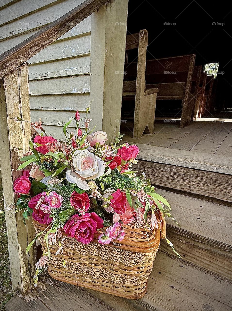 Spring Wedding Flower Basket