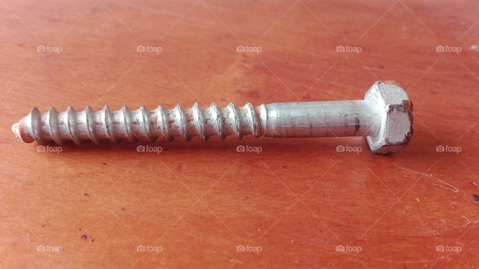 The old screw that still has its shine