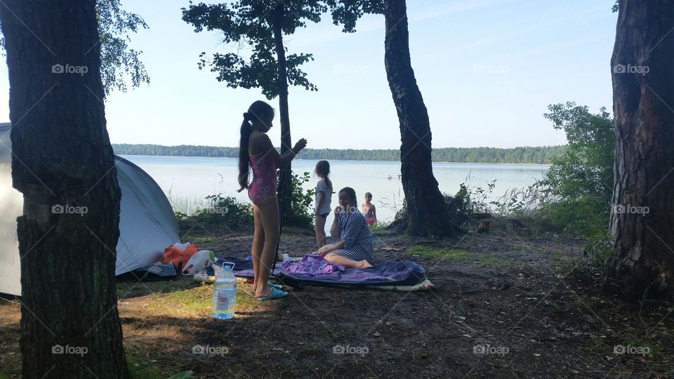 vacation forest lake