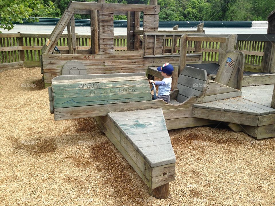 Flying at the Playground