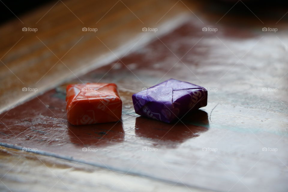 Candy on a table 