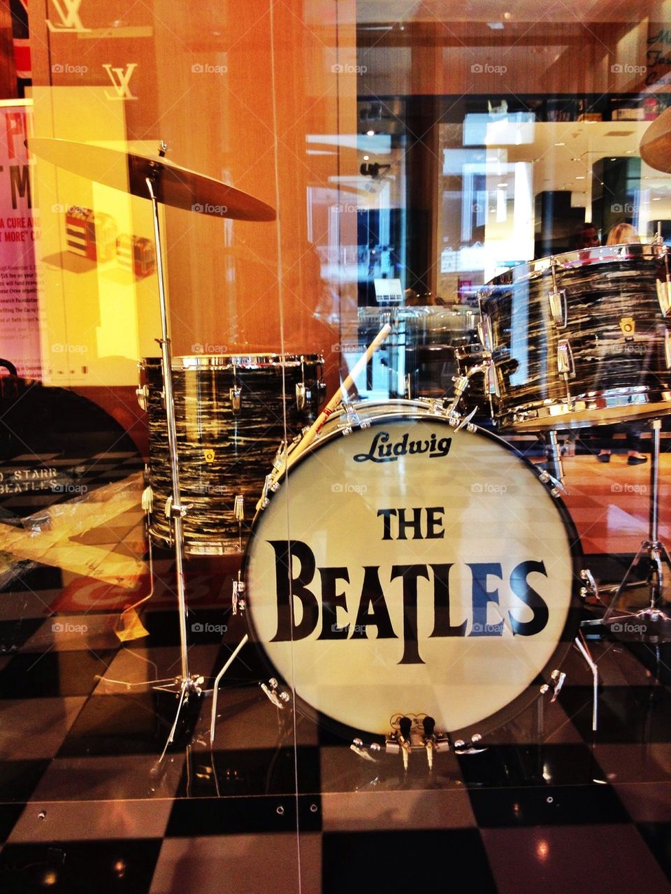 The Beatles original drums.