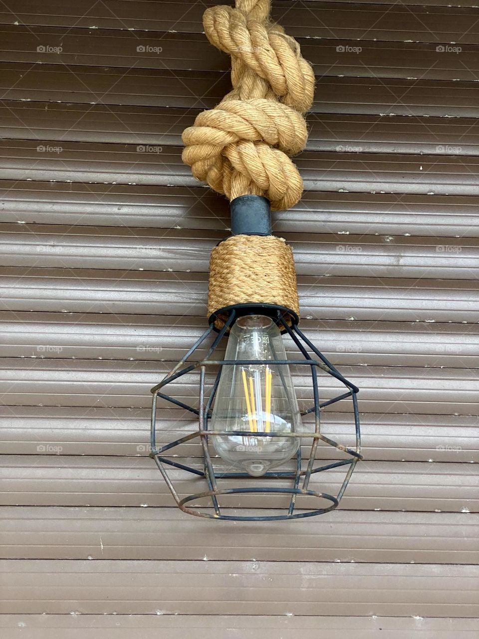 Close up of lamp 