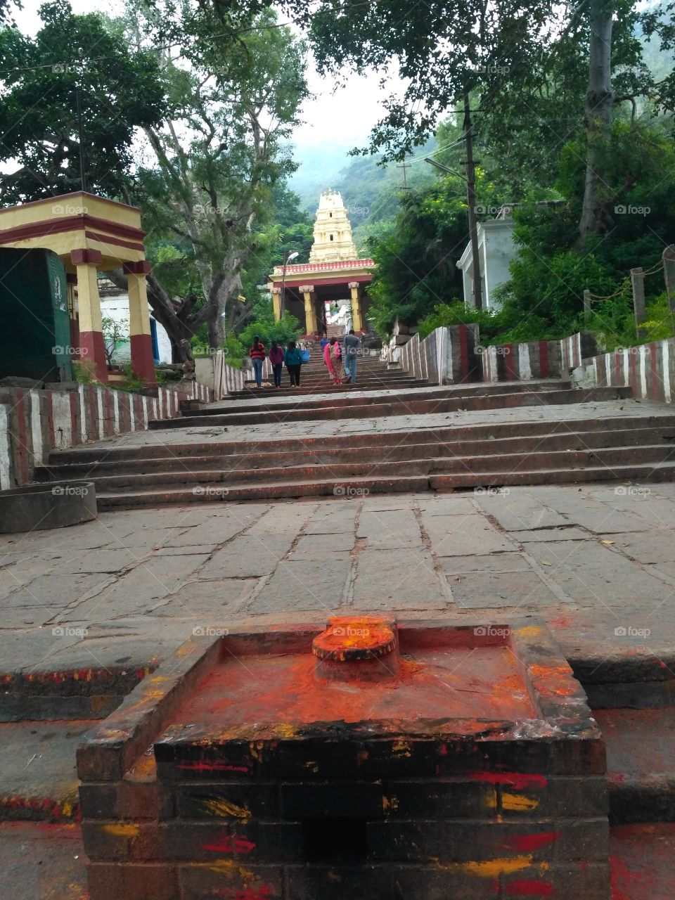 Temple morning