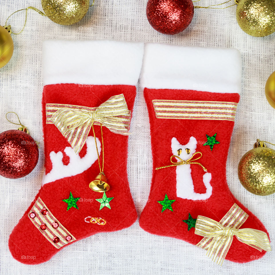 stockings - Christmas handmade socks