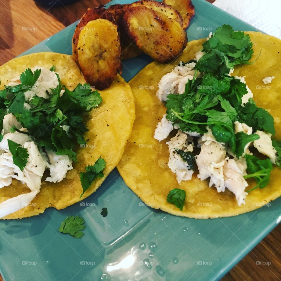 Chicken tacos