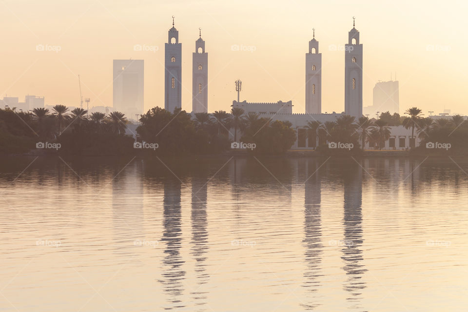 Sunrise in Abu Dhabi