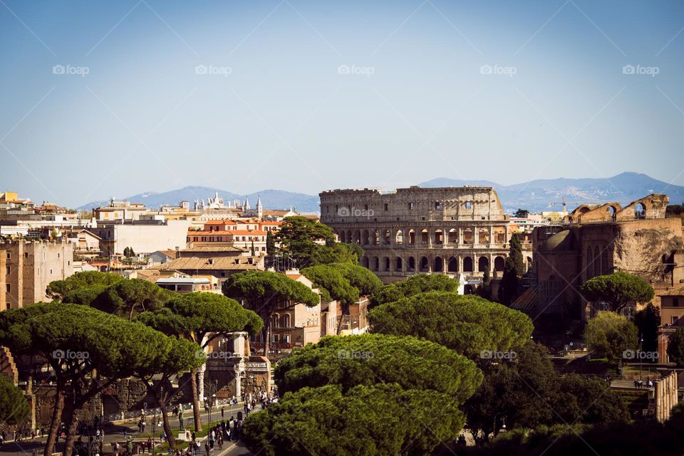 Rome's most famous amphitheater Colosseum