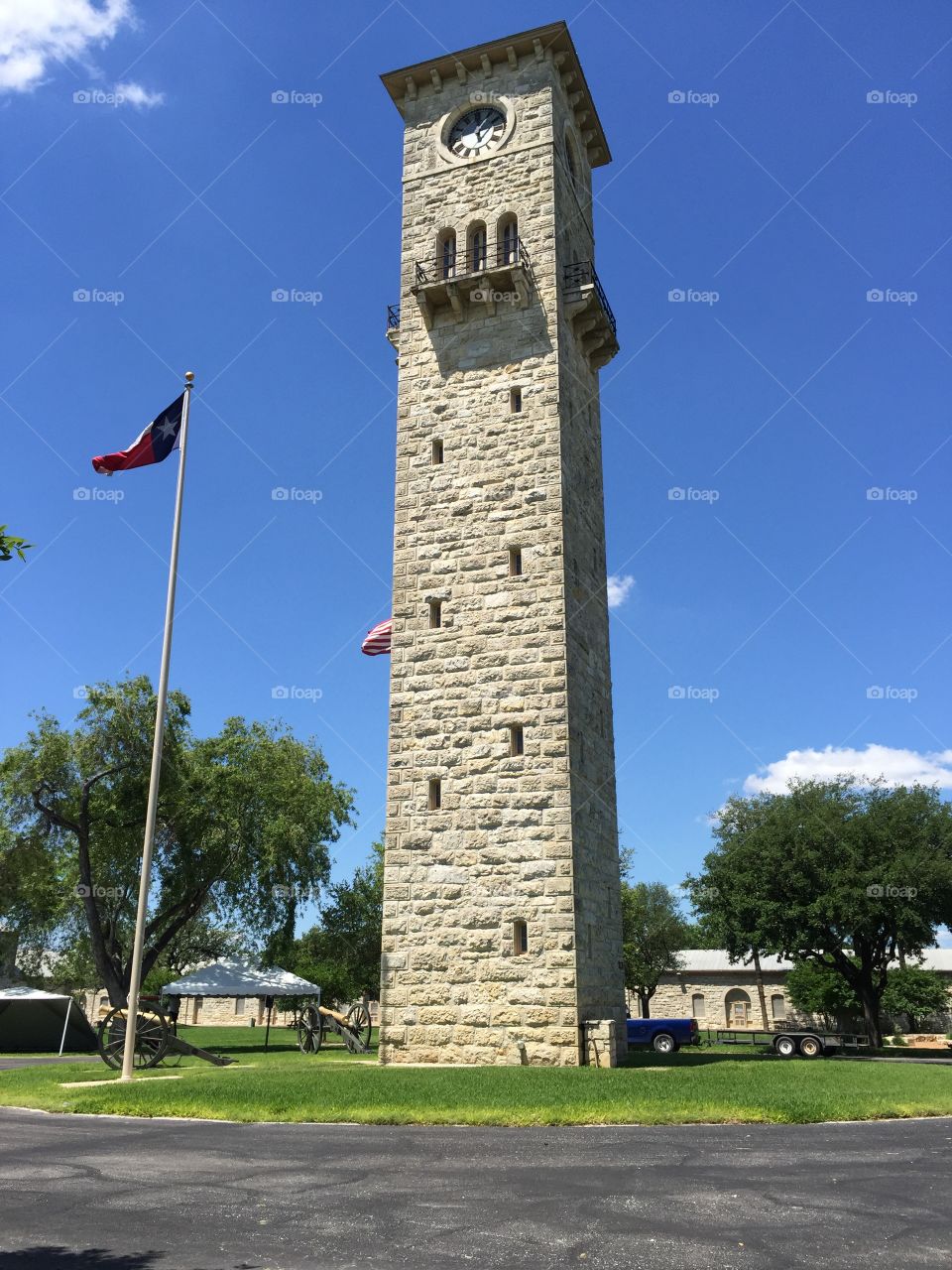 Bell tower. Fort Sam bell tower