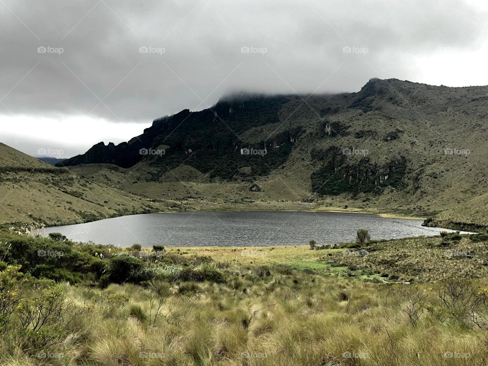 Sunday trip to the Laguna de Mojanda in Ecuador 