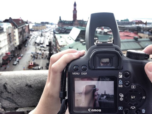 Helsingborg. Photo on photo