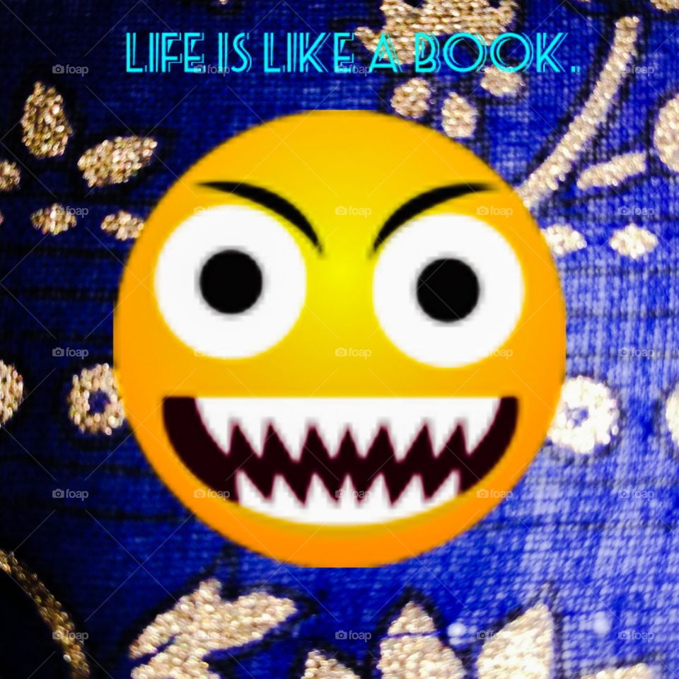 Life is like a book.
