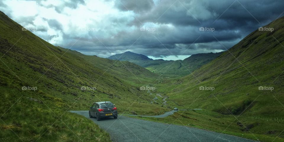 Wrynose pass. Following the roman army over the pass
