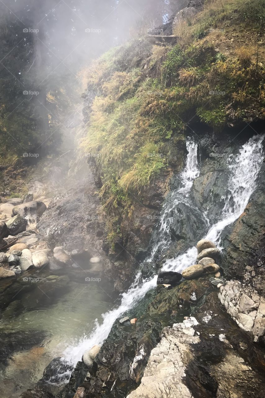 Natural hot springs in Idaho