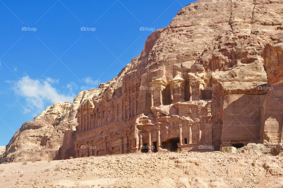 Mountain church . Picture taken in Petra, Jordan 