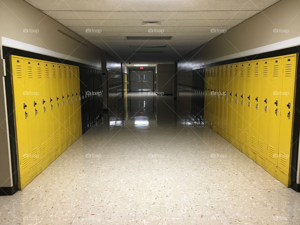 School Hallway 