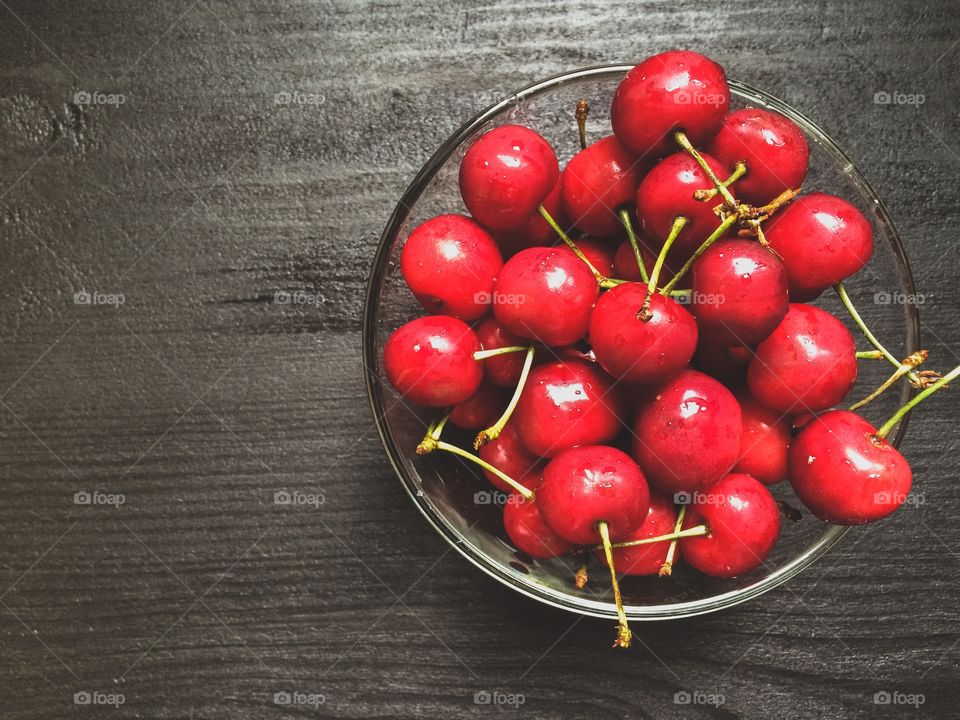 Food ingredients. Cherry