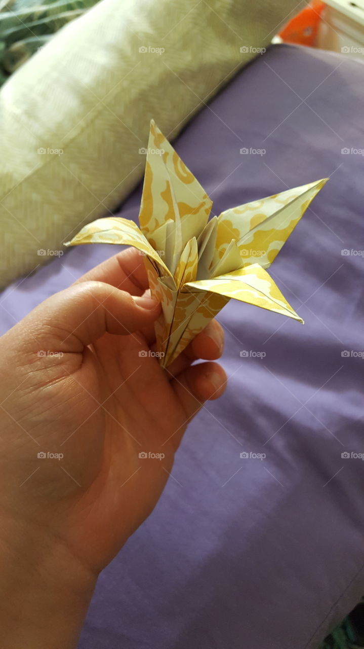 lily origami