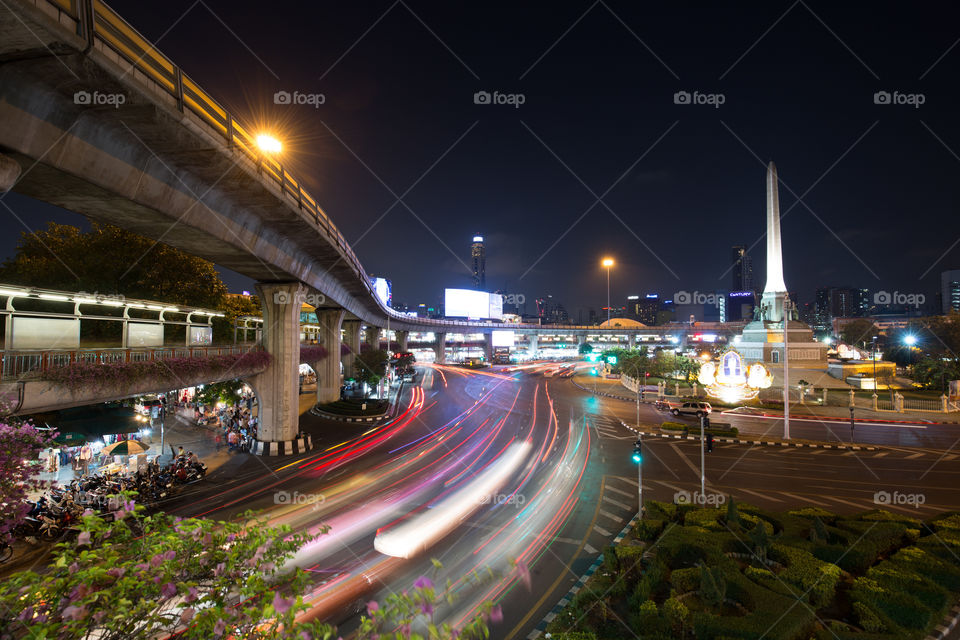 Victory monument in Bangkok Thailand 