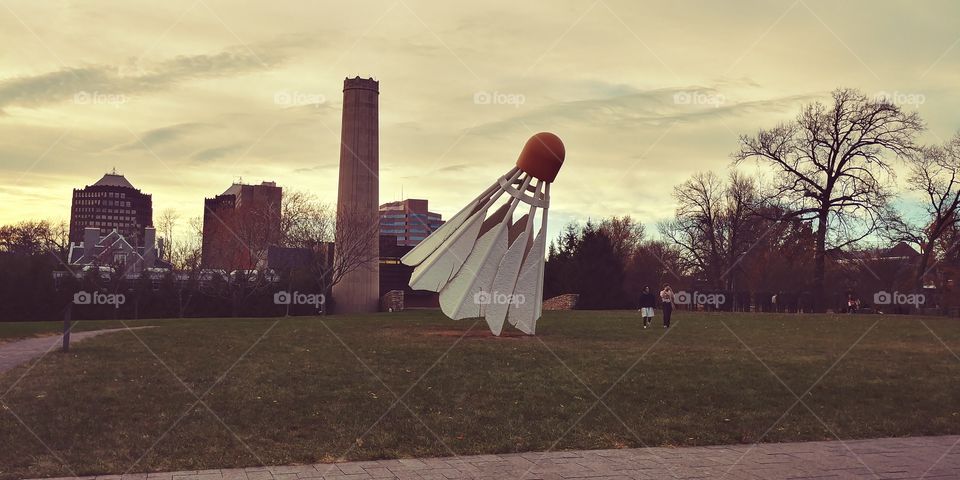 sculpture at Nelson-Atkins Museum