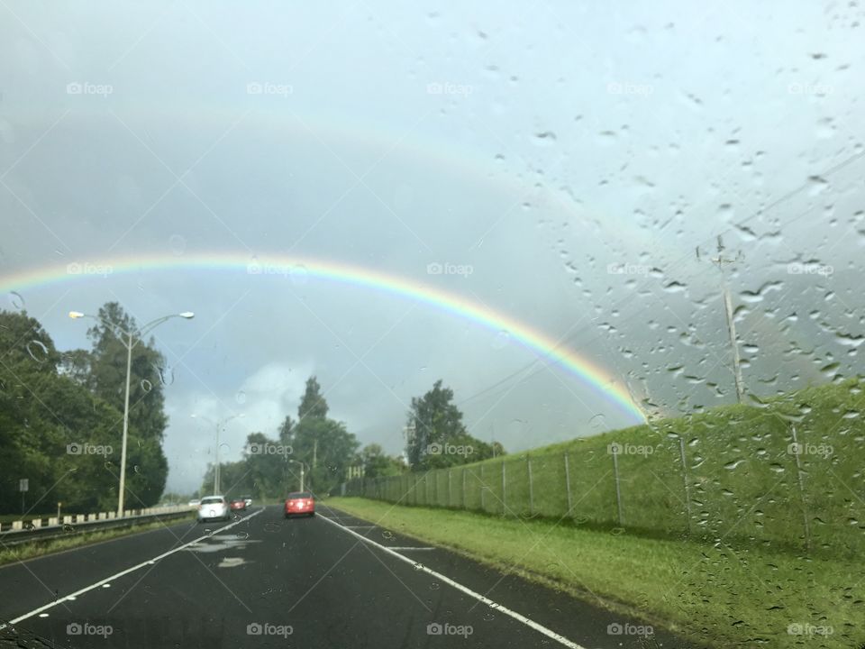 rainbow after the rain