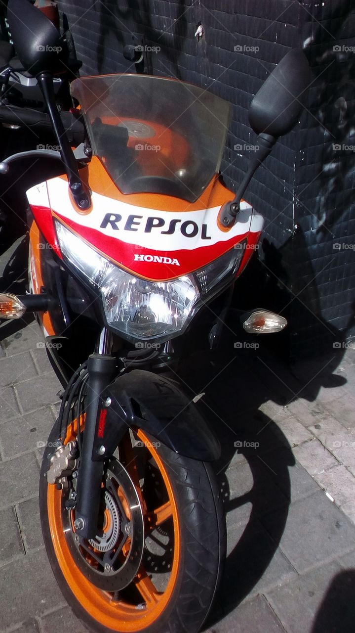 Repsol Honda motorcycle