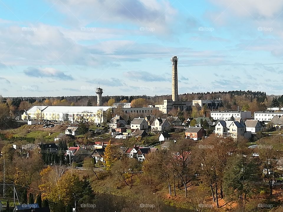 View from Anykščiai St. apostle evangelist Matthew Church.